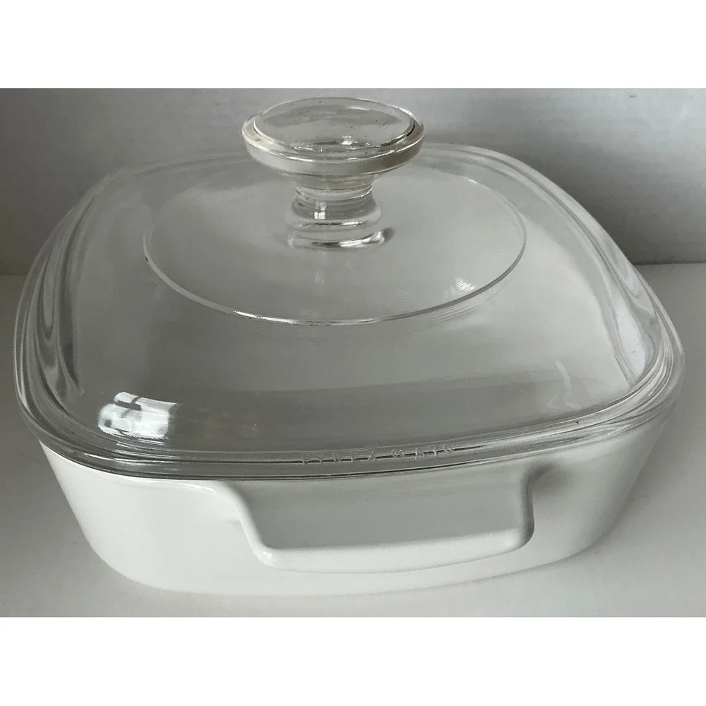 Corning Ware Vintage Spice of Life L'Echalote Casserole Dish 1 Quart A-1-B Lid